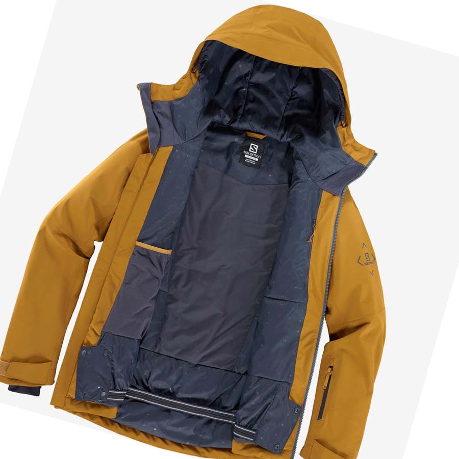 Salomon HIGHLAND INSULATED Erkek Ceket Sarı | TR 3296KOR